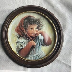 1982 Sue Etem Children to Love "WENDY" Numbered Porcelain Collector Plate Signed
